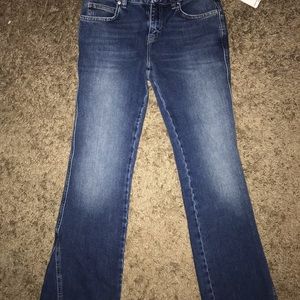 NWT free people cropped flare jeans